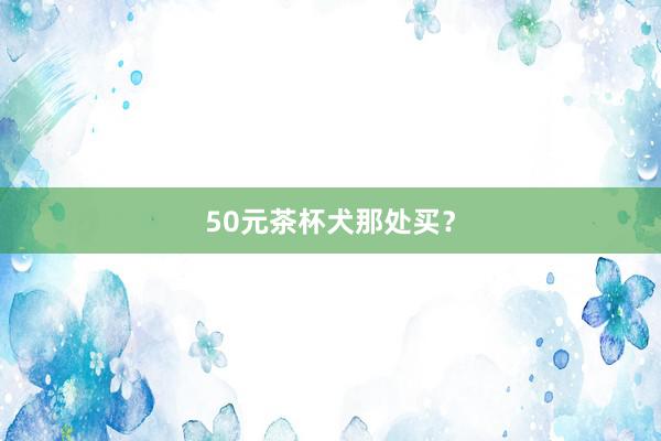 50元茶杯犬那处买？